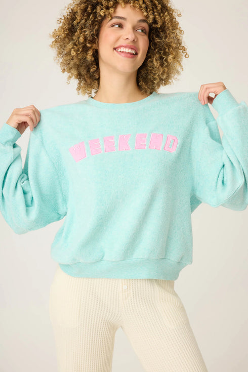 Pj Salvage Secret Garden Weekend Graphic Sweatshirt
